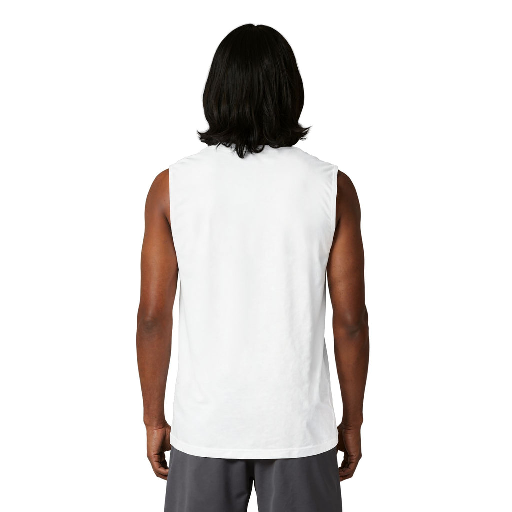 Heaven Graphic Muscle Tank — Retro Jesus Halo Illustration Tank Top