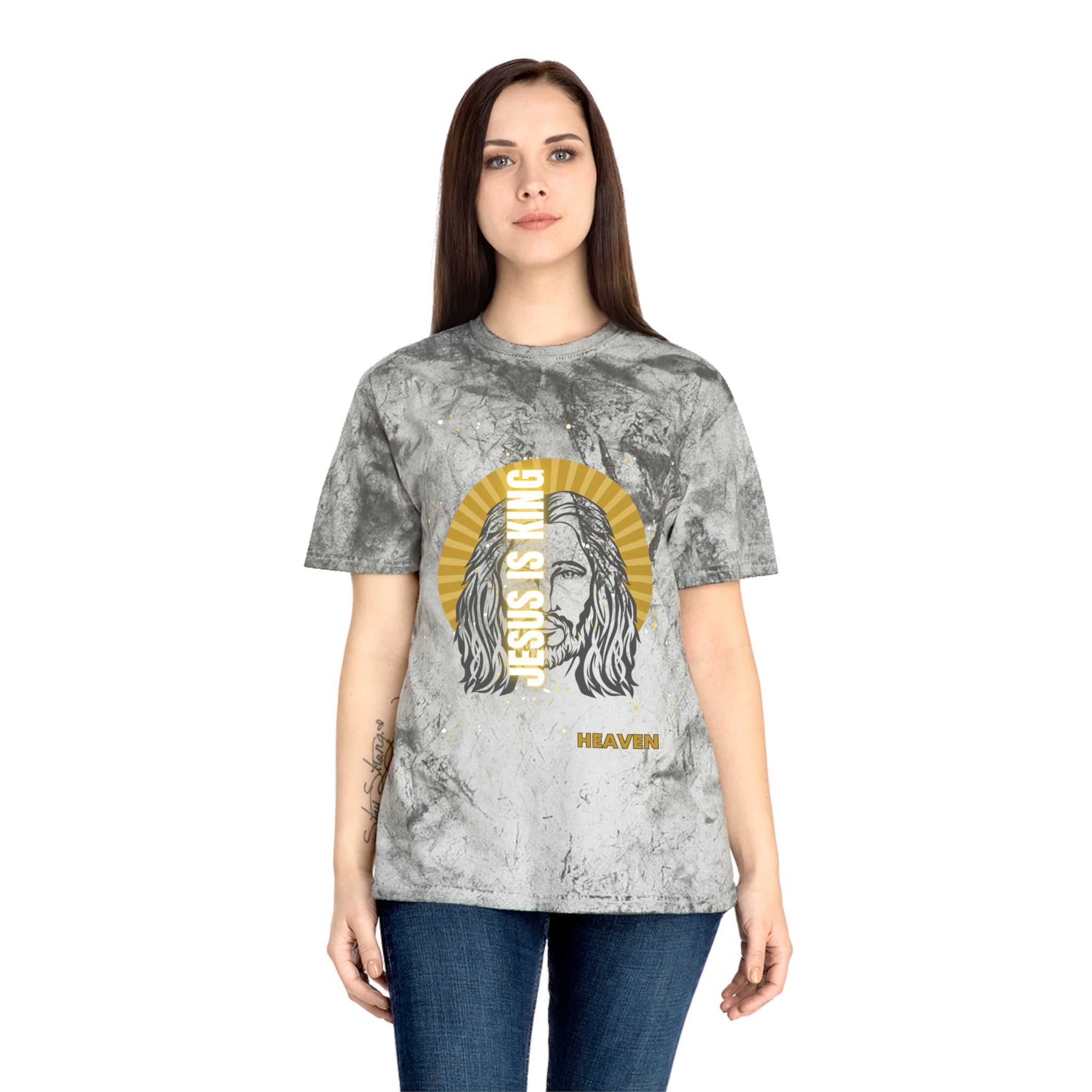 Jesus Is King Tie-Dye T-Shirt — Vintage Christian Graphic Tee