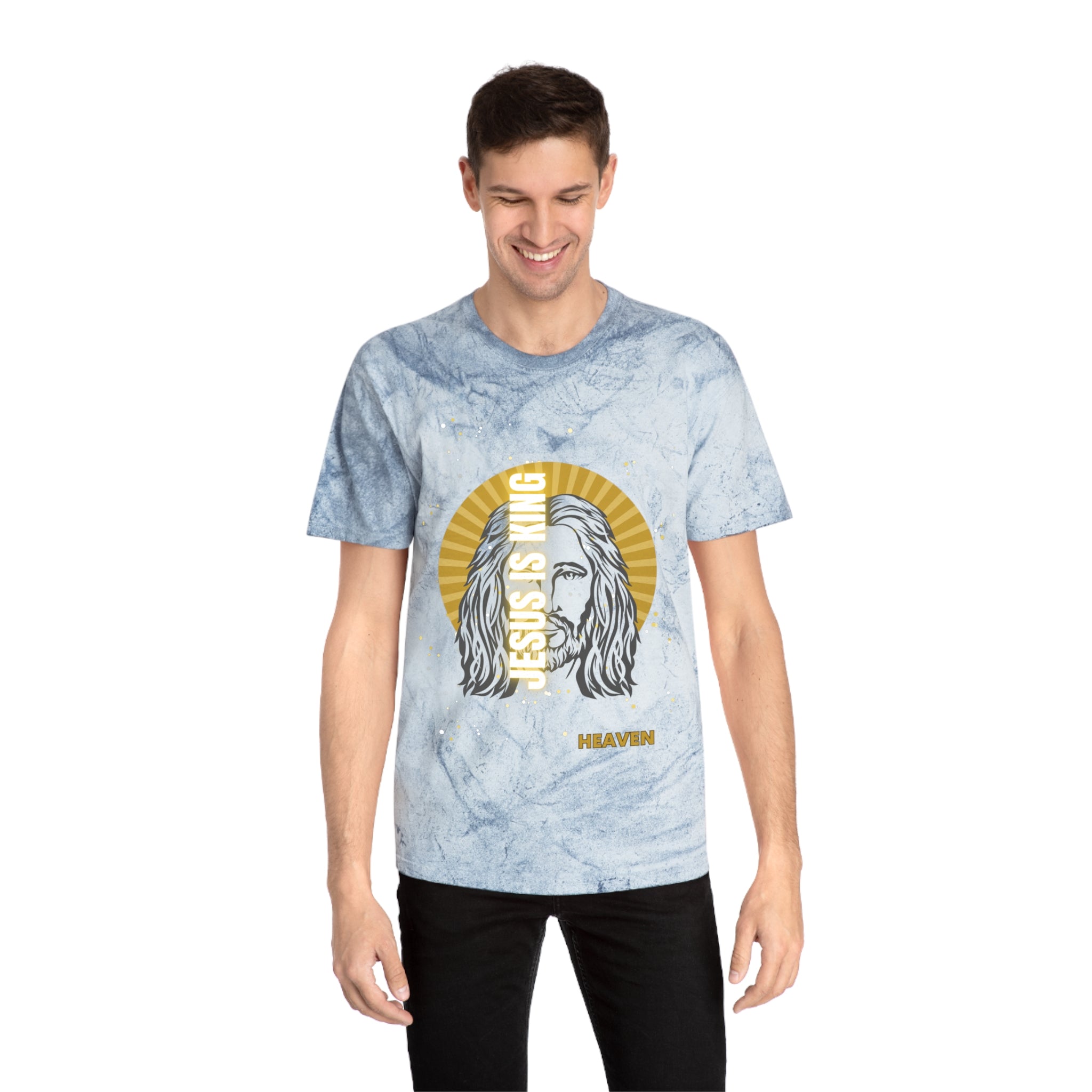 Jesus Is King Tie-Dye T-Shirt — Vintage Christian Graphic Tee