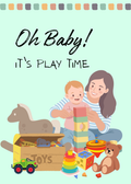 Oh Baby! It's Play Time Greeting Card – Digital Download
