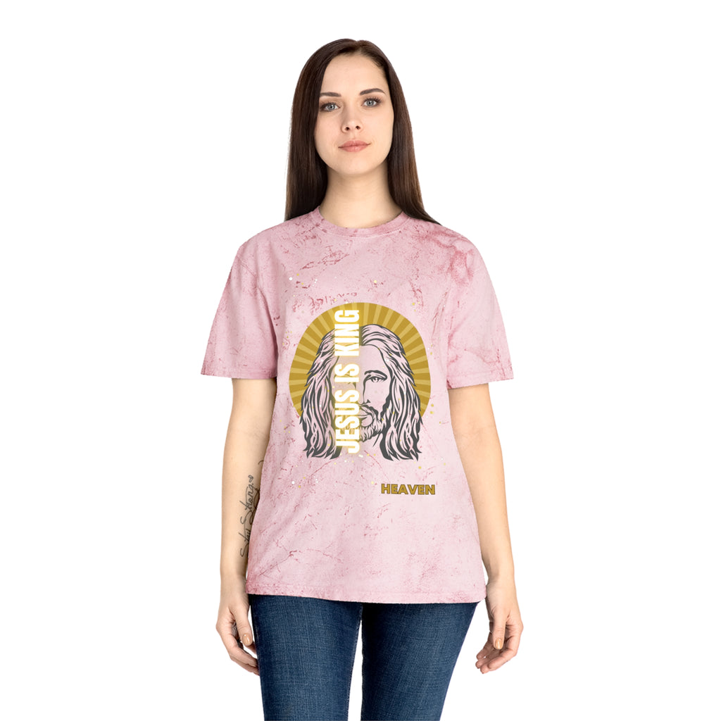 Jesus Is King Tie-Dye T-Shirt — Vintage Christian Graphic Tee