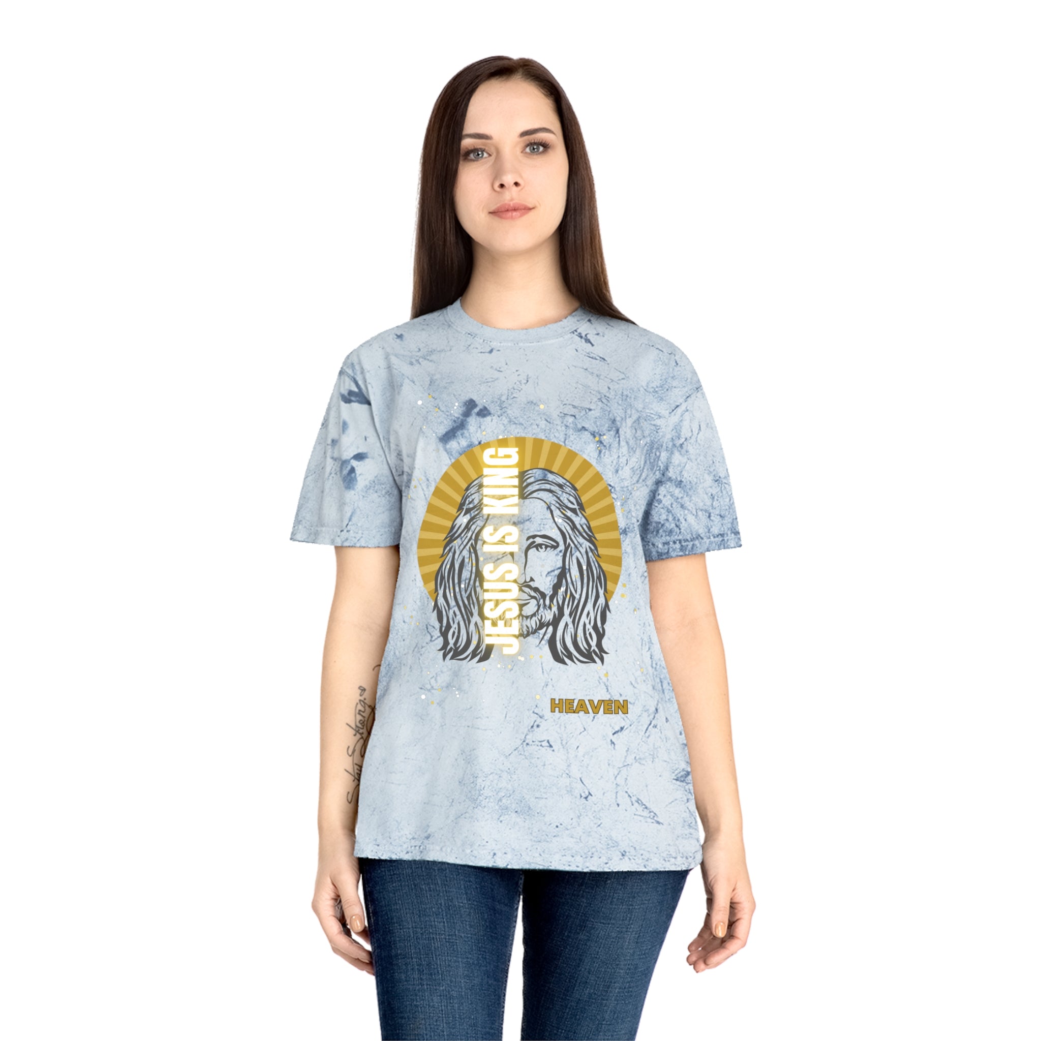 Jesus Is King Tie-Dye T-Shirt — Vintage Christian Graphic Tee