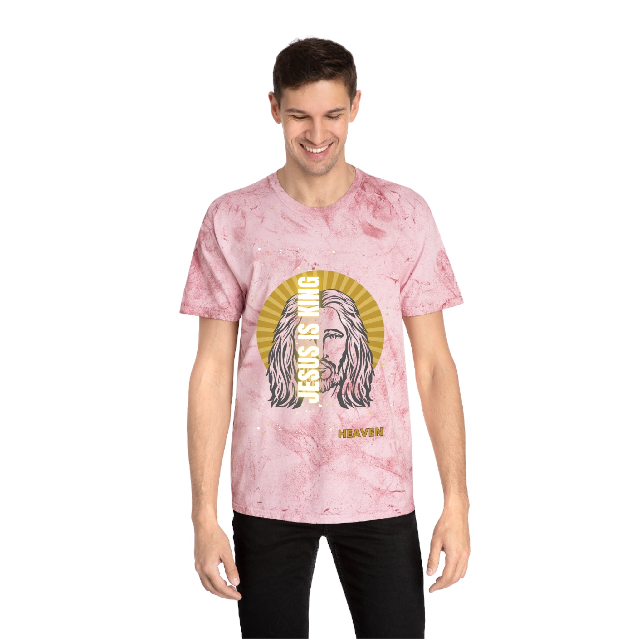 Jesus Is King Tie-Dye T-Shirt — Vintage Christian Graphic Tee