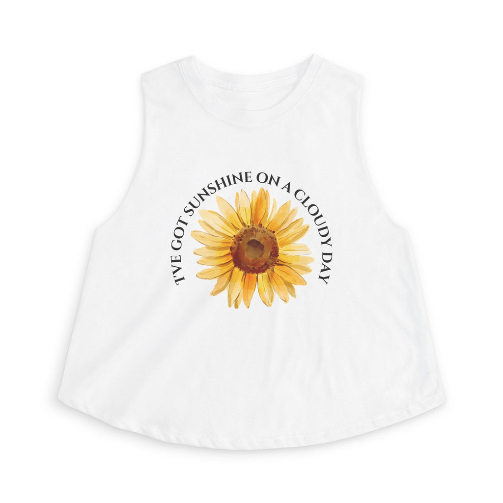 Sunflower "I've Got Sunshine on a Cloudy Day" Crop Top