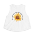 Sunflower "I've Got Sunshine on a Cloudy Day" Crop Top