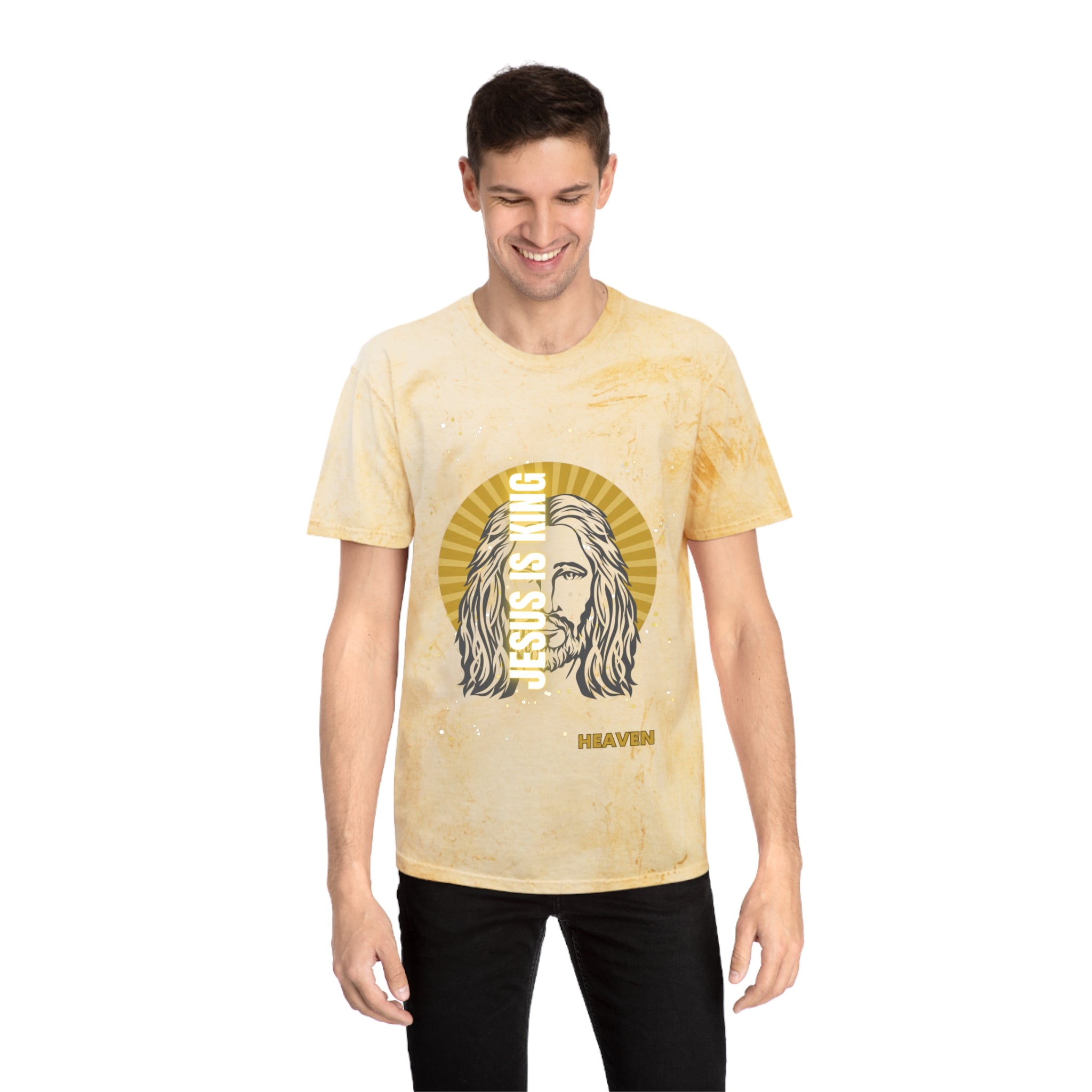 Jesus Is King Tie-Dye T-Shirt — Vintage Christian Graphic Tee