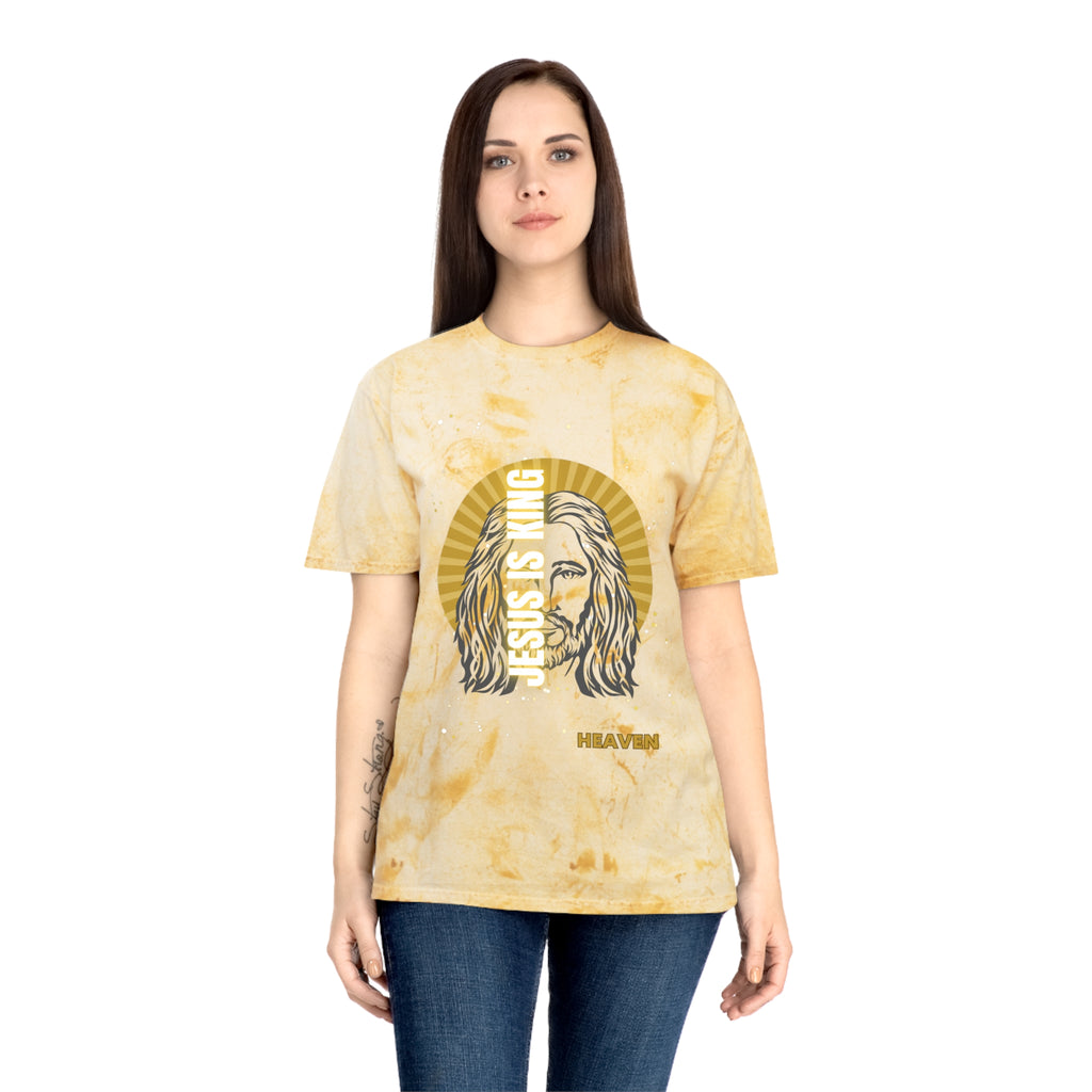 Jesus Is King Tie-Dye T-Shirt — Vintage Christian Graphic Tee