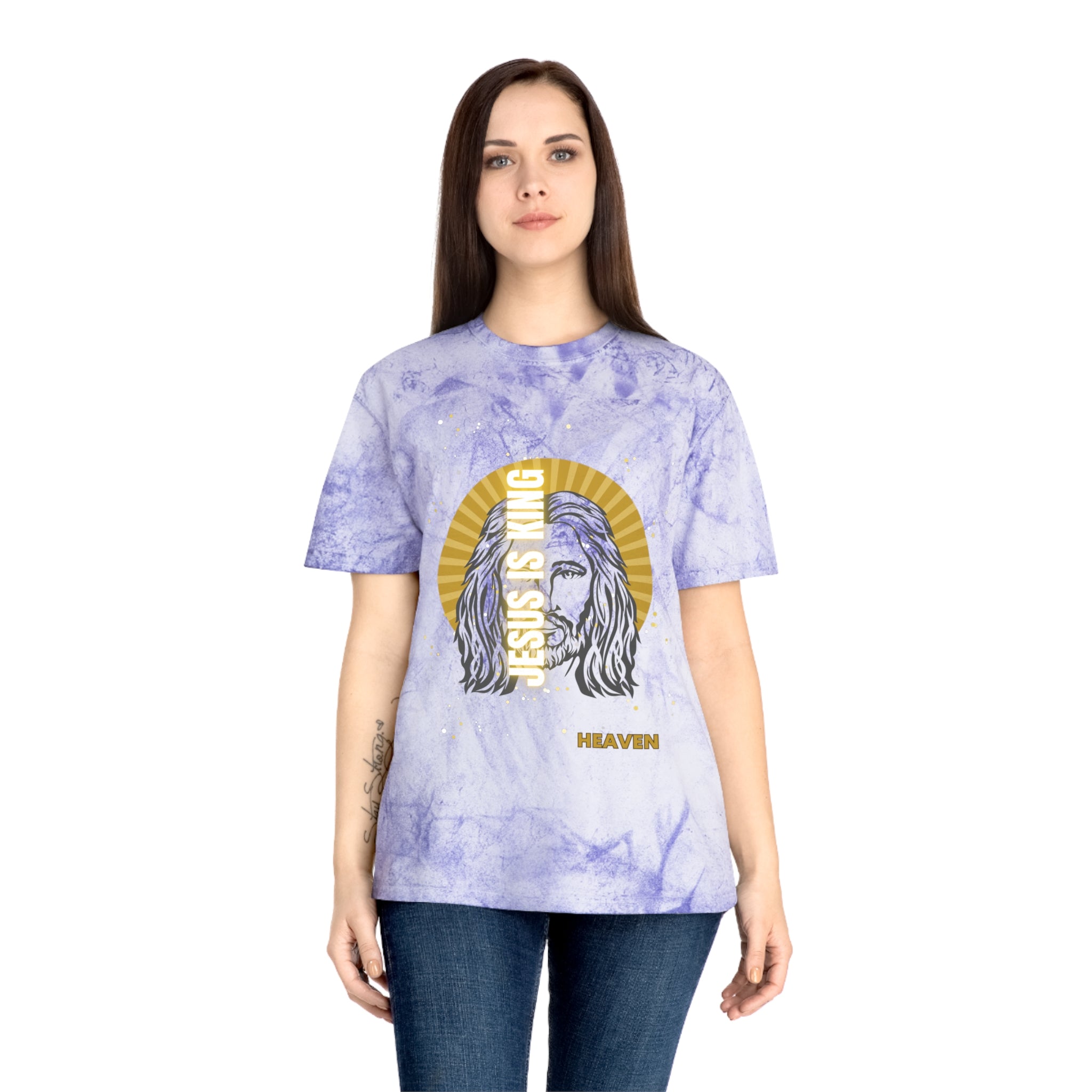 Jesus Is King Tie-Dye T-Shirt — Vintage Christian Graphic Tee