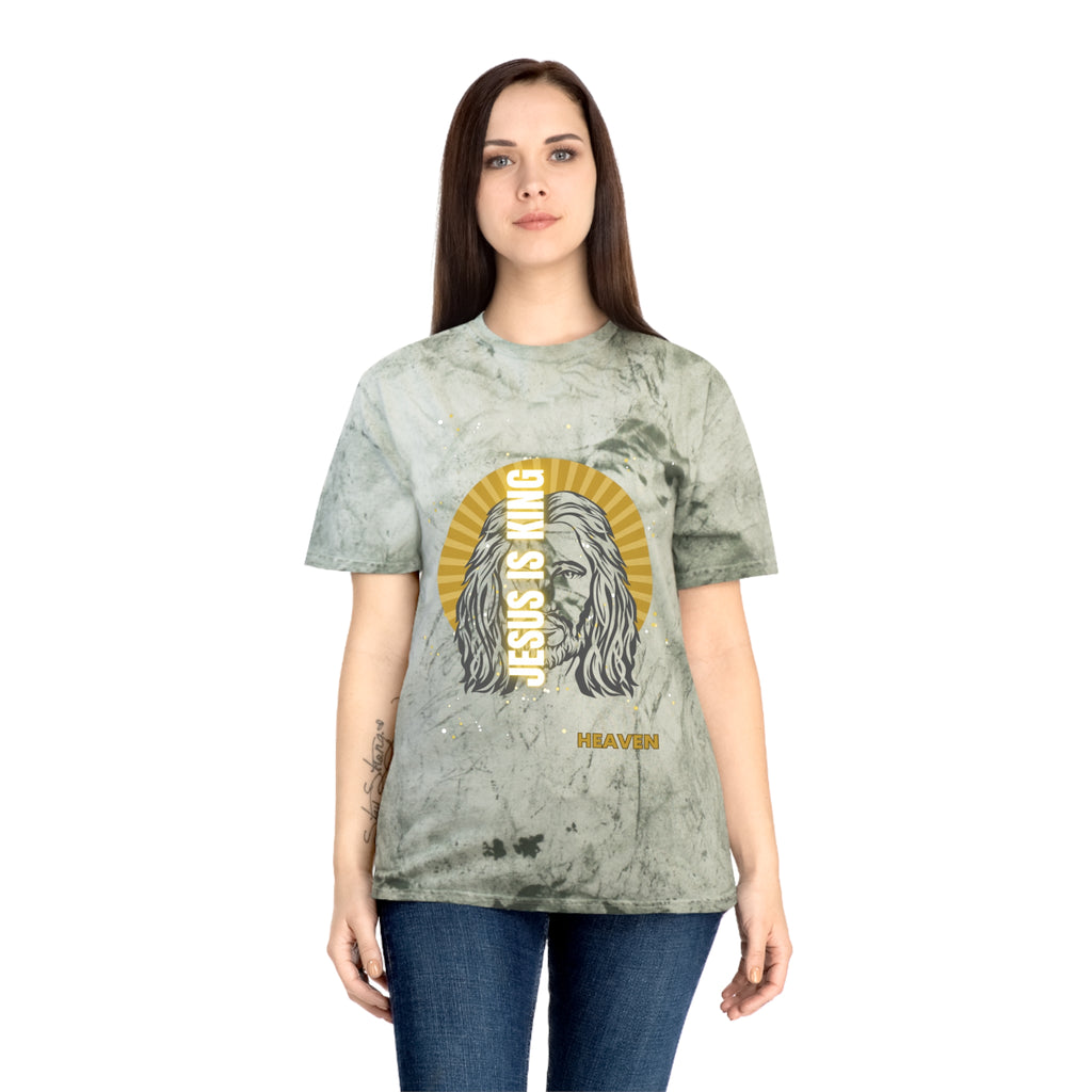 Jesus Is King Tie-Dye T-Shirt — Vintage Christian Graphic Tee