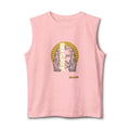 Heaven Graphic Muscle Tank — Retro Jesus Halo Illustration Tank Top