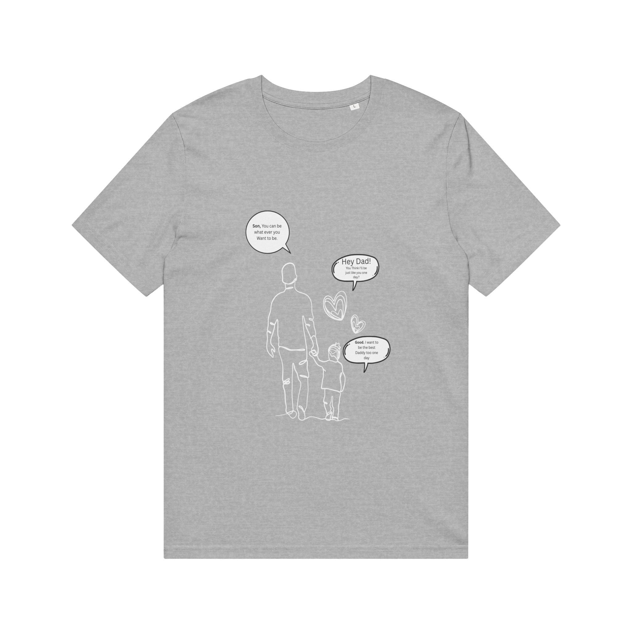 Father and Child Conversation Tee — 'What Are You Making?' Crafting Dad T-Shirt