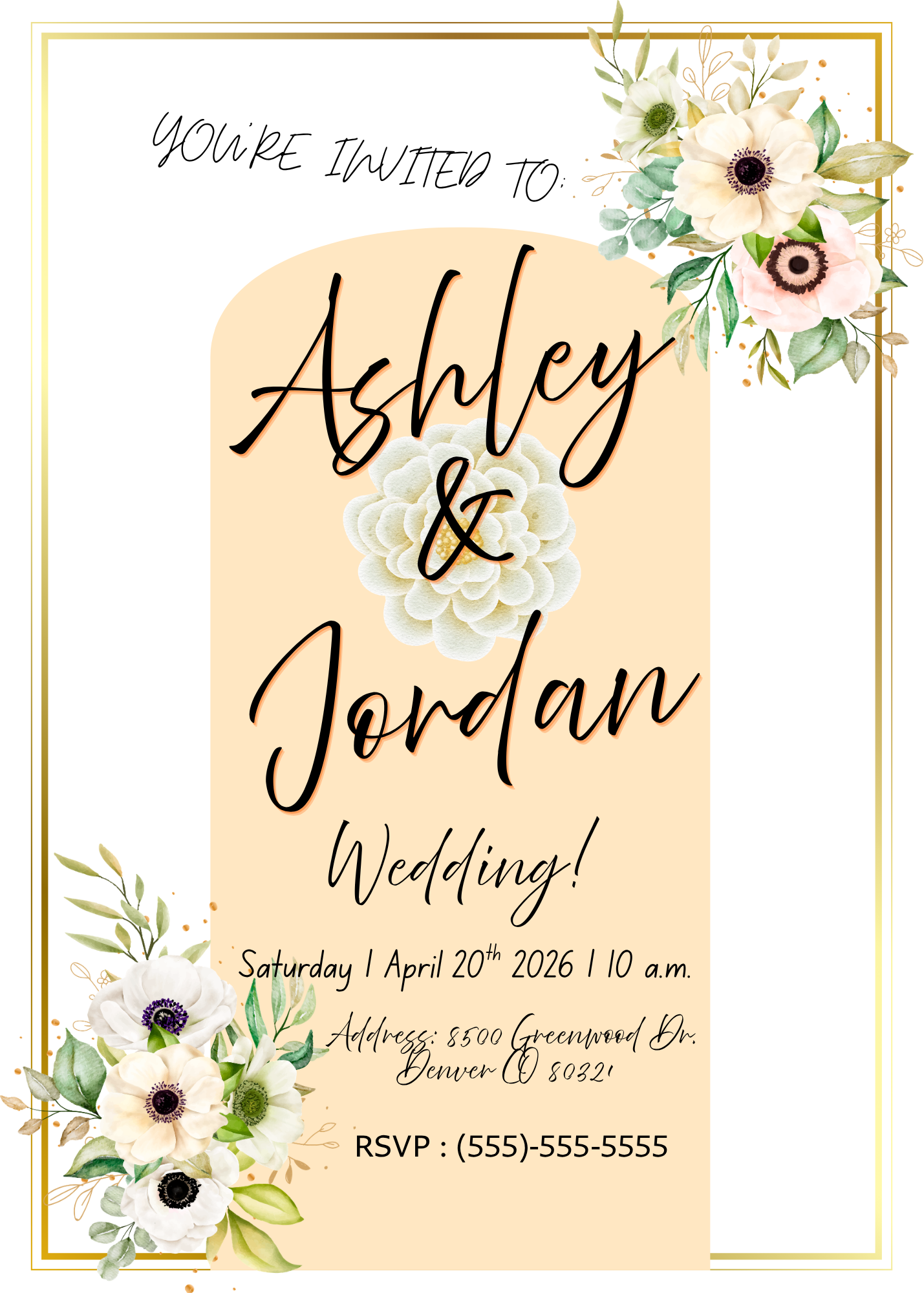 Wedding Invitation Printable