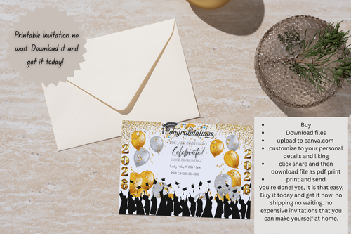Graduation Party Invitation