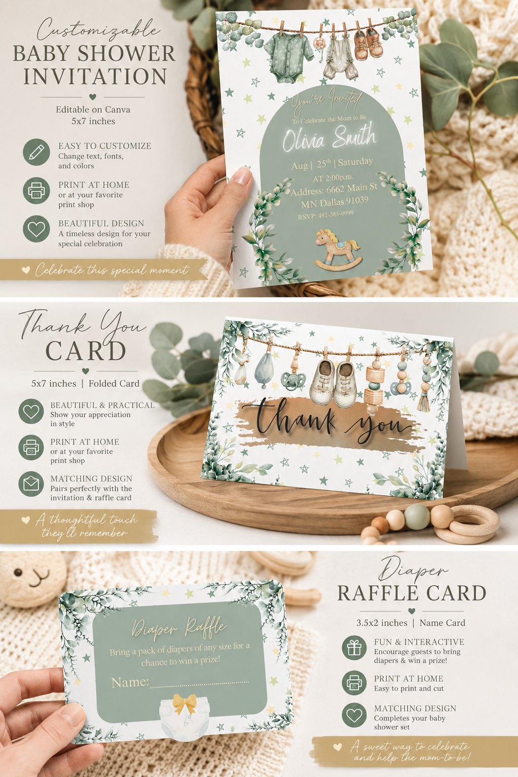 Baby Shower Bundle | Digital Download