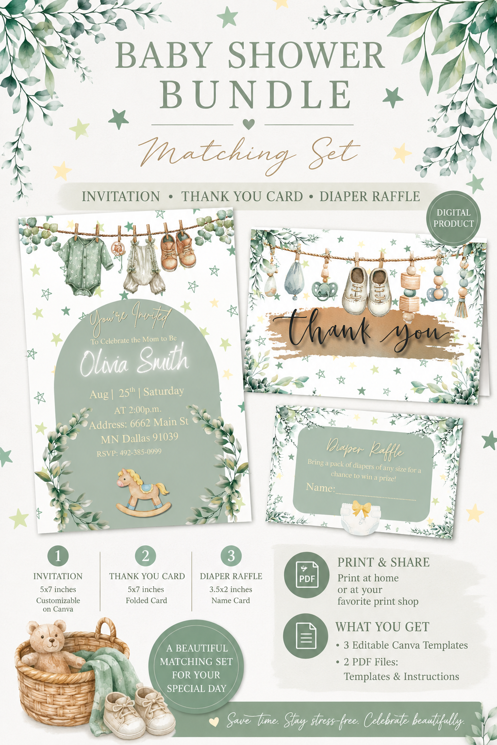 Baby Shower Bundle | Digital Download