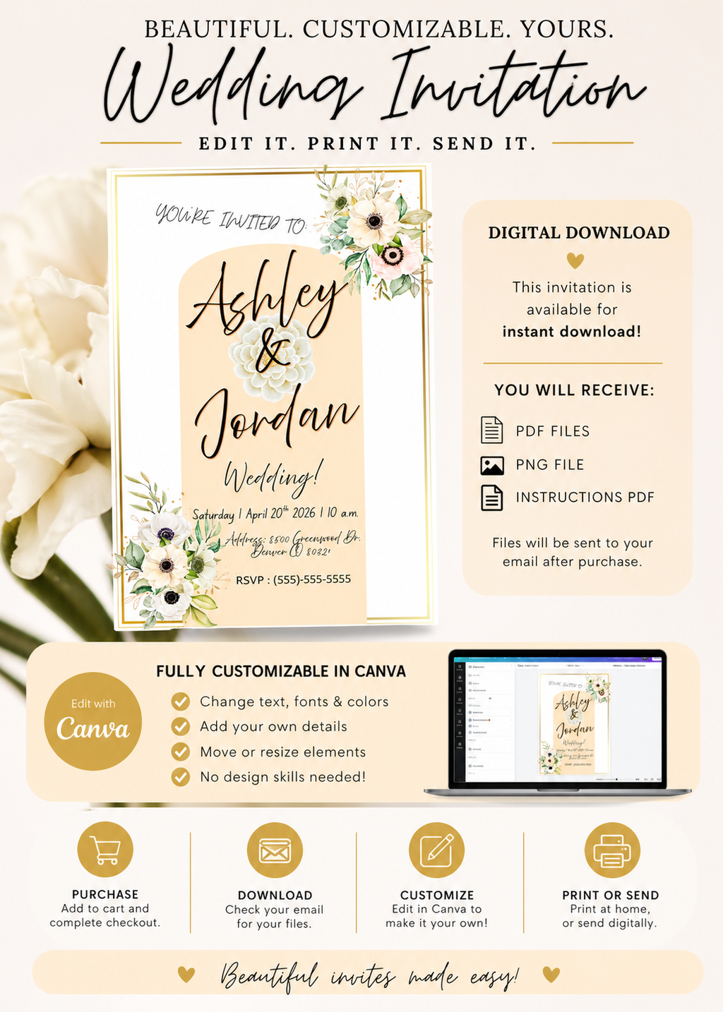 Wedding Invitation Printable