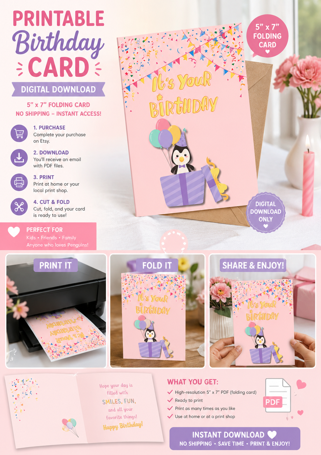 Happy Birthday | Digital Download | Cards