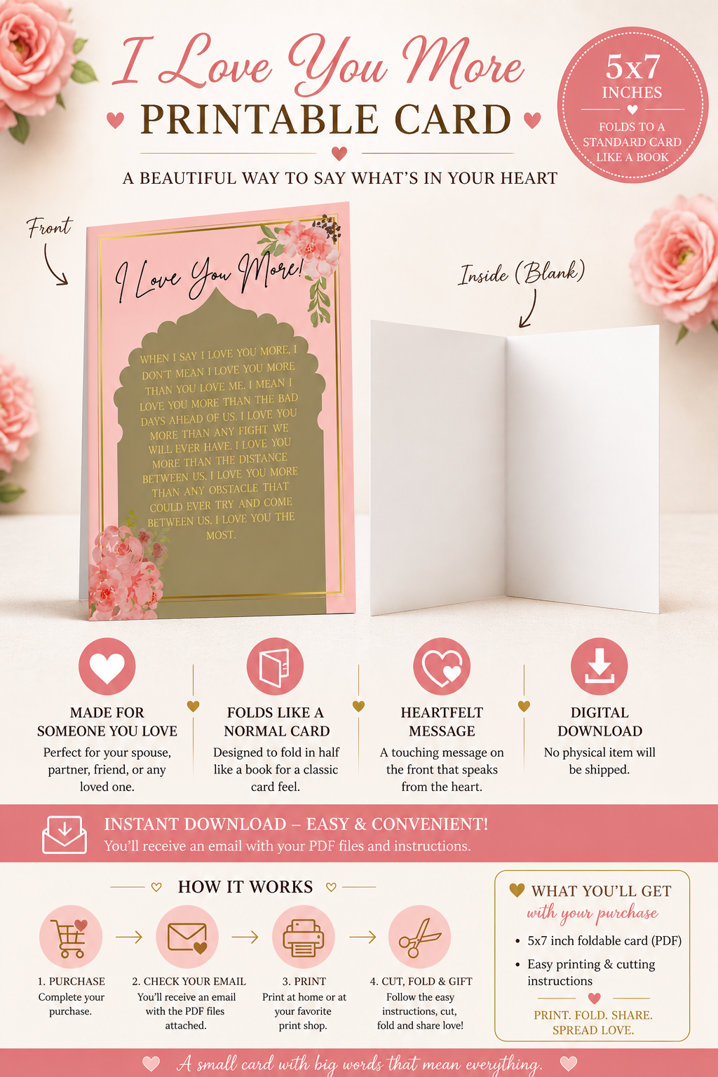I Love You More card