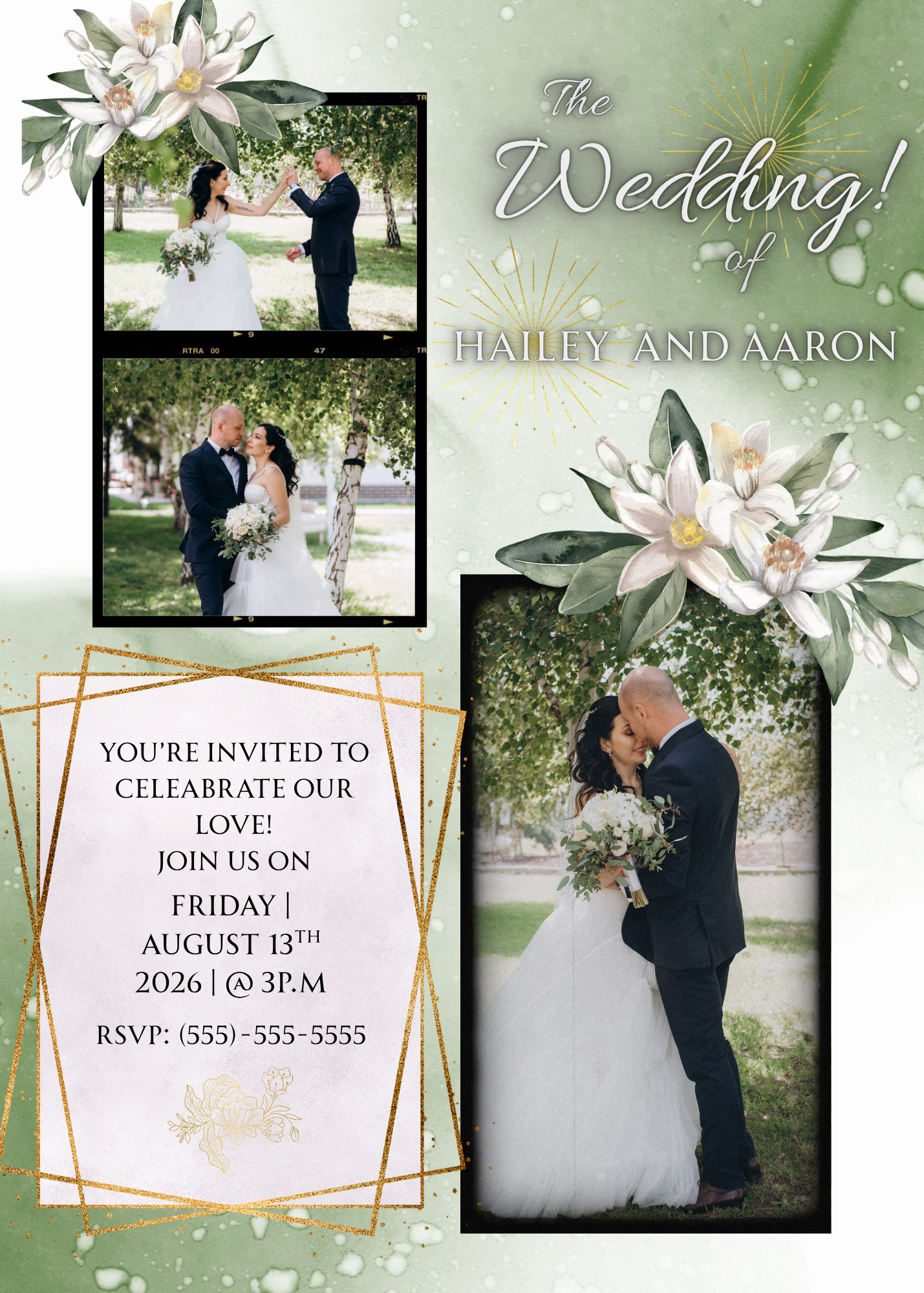 Wedding Invitation Printable download