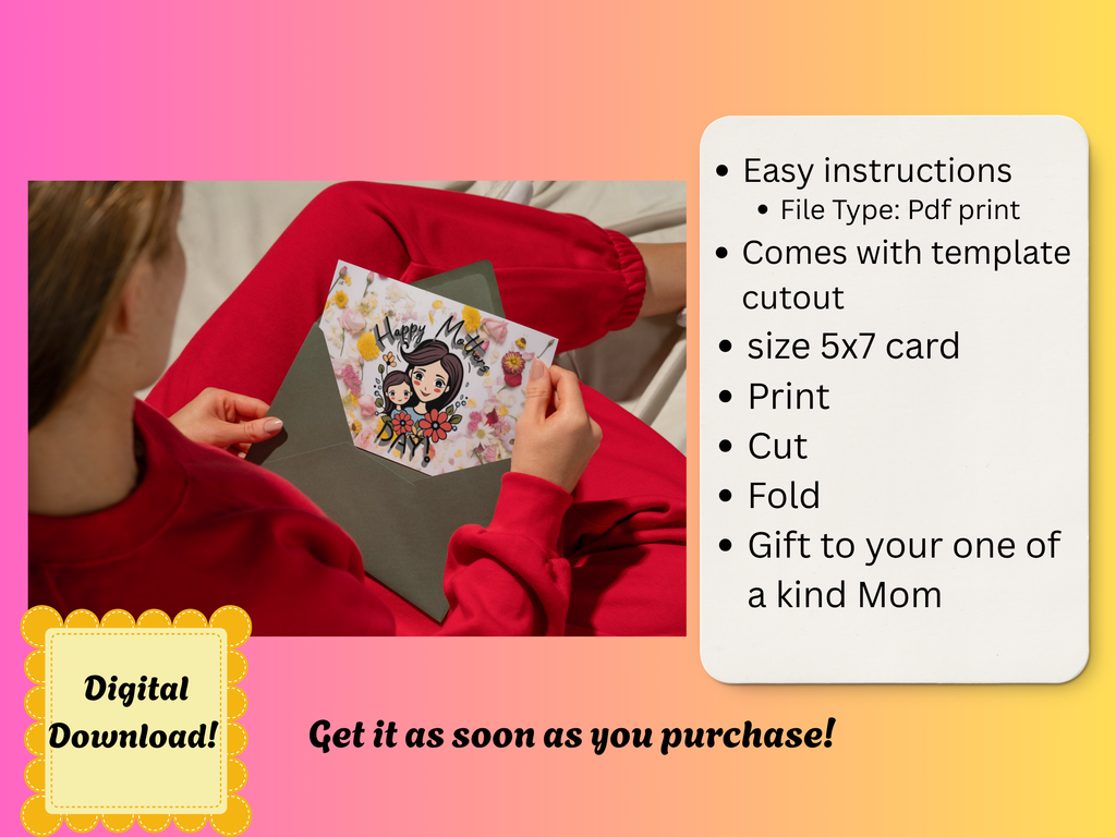 Printable Mother's Day Card