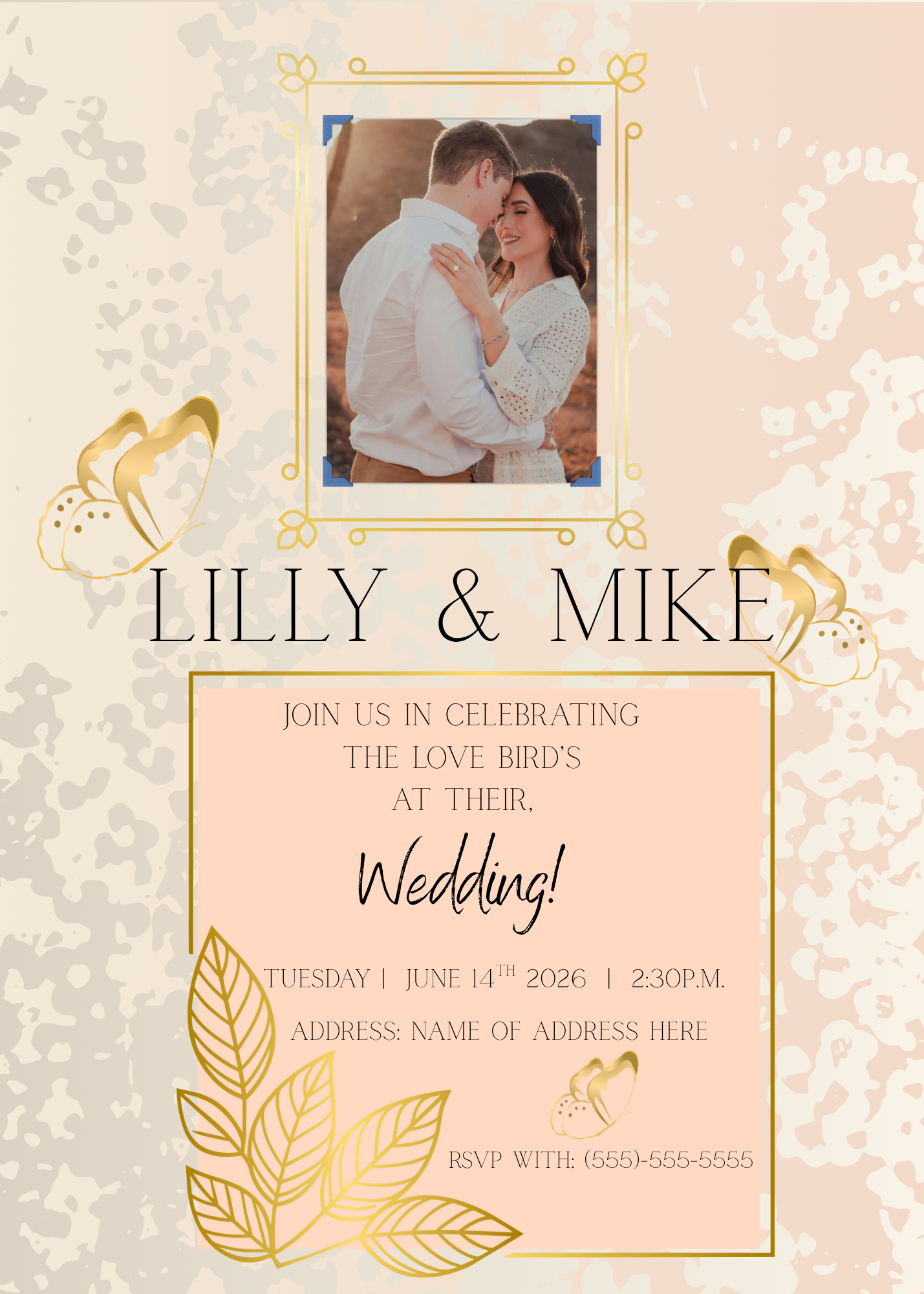 Wedding Invitation Printable Download
