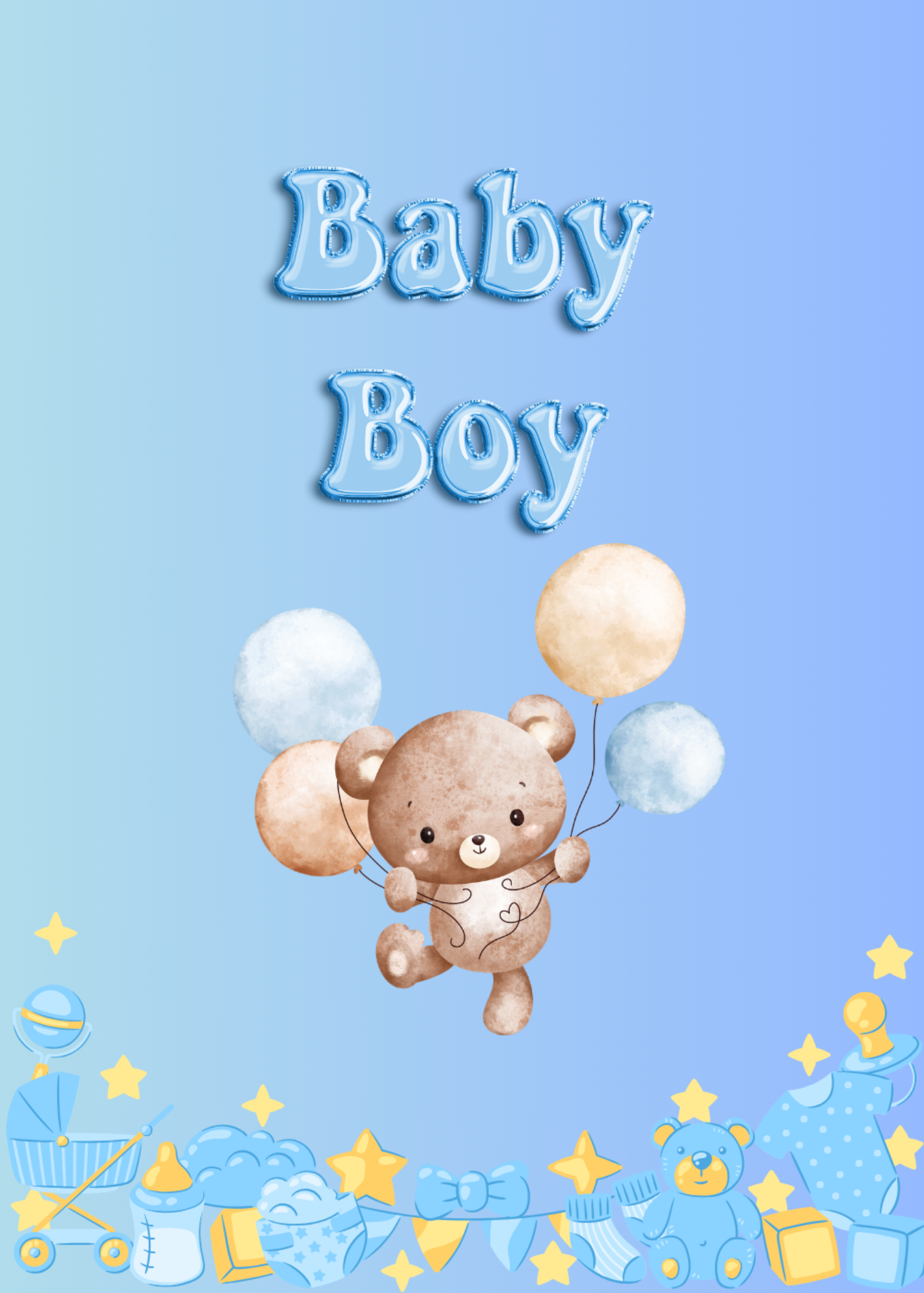 Printable Card Its a Boy
