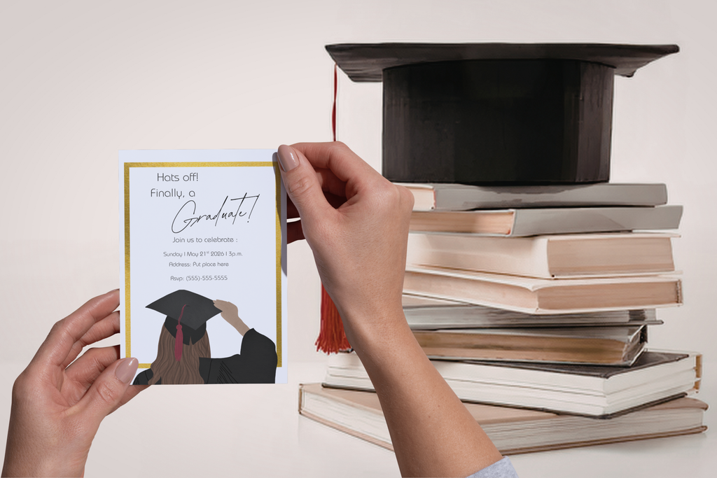 Graduation Party Invitation Digital Download
