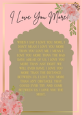 I Love You More card