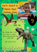 Dinosaur Birthday Party Invitation – Customizable 5x7